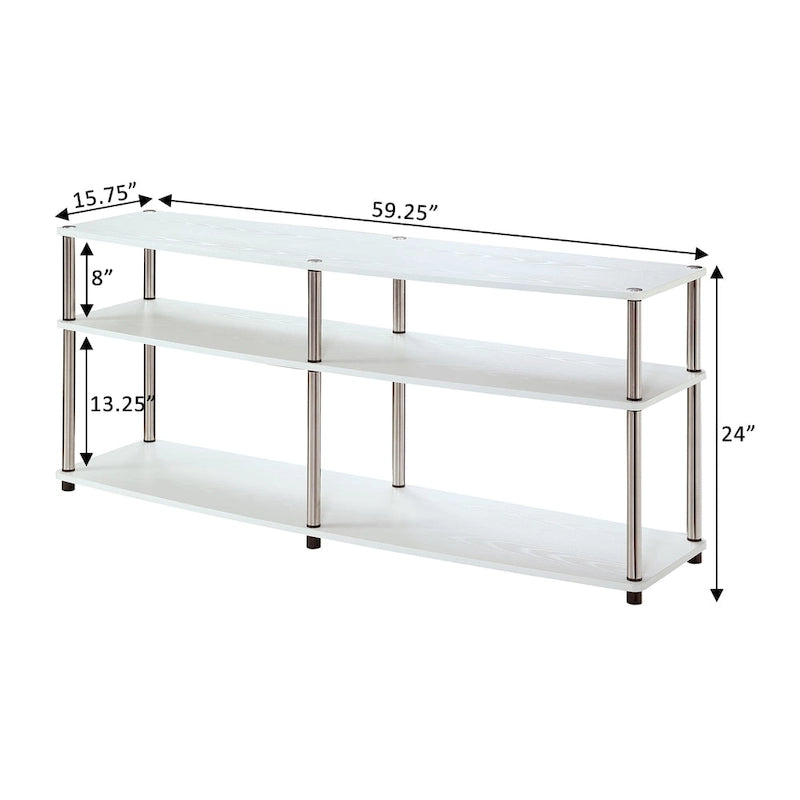 Meuble TV à 3 niveaux 65 pouces de Convenience Concepts Designs2Go