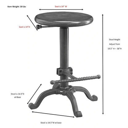 Tabouret réglable Carbon Loft Ewart