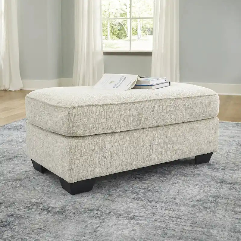 Signature Design by Ashley Valerano Beige Ottoman