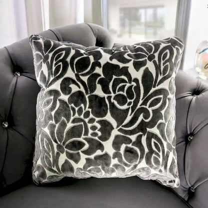 Canapé capitonné Addae Glam en velours gris de Furniture of America