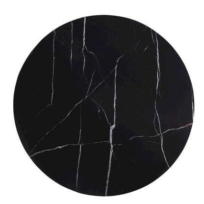 Ensemble table et chaises rondes 5 pièces Morden Fort Modern Luxury