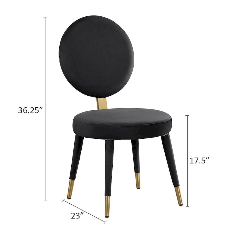 Ensemble table et chaises rondes 5 pièces Morden Fort Modern Luxury