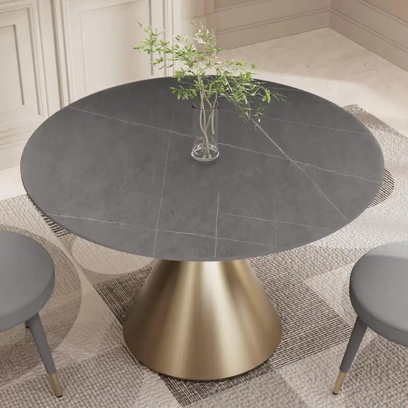 Ensemble table et chaises rondes 5 pièces Morden Fort Modern Luxury