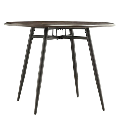 Ensemble de salle à manger Belita 5 pièces, style moderne bicolore en bois, style milieu du siècle, iNSPIRE Q Modern