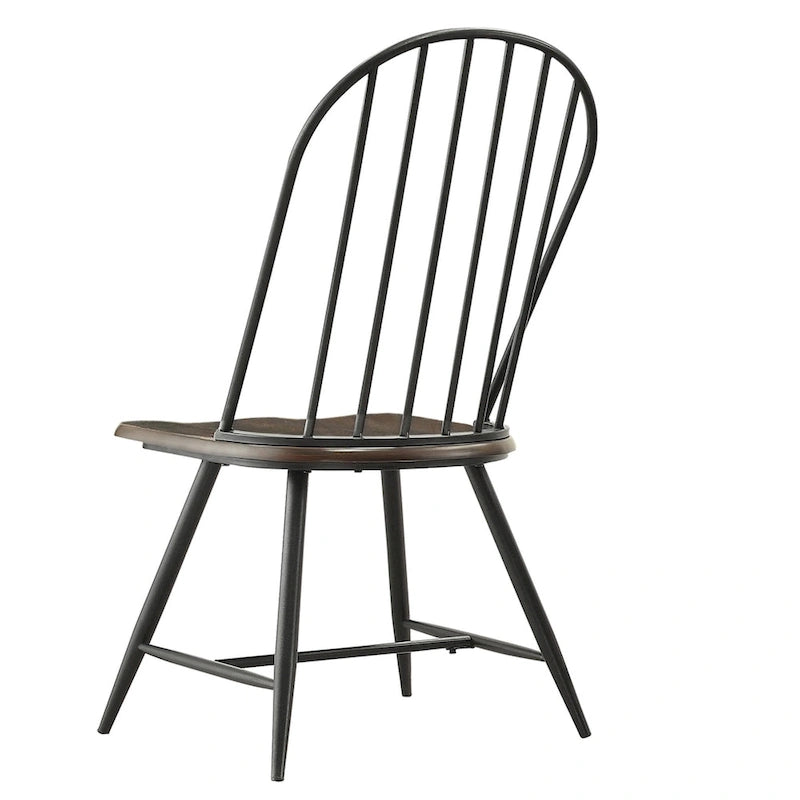 Ensemble de salle à manger Belita 5 pièces, style moderne bicolore en bois, style milieu du siècle, iNSPIRE Q Modern