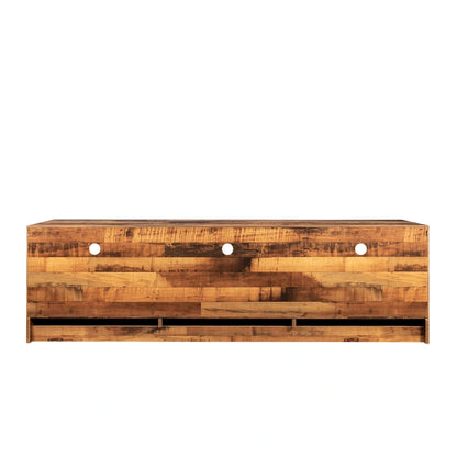 Meuble TV minimaliste moderne, support TV 80 pouces, casier ouvert, salon, chambre