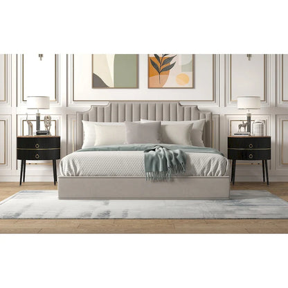 Table d'appoint ronde Myhozm avec rangement, table de chevet en forme de tonneau pour salon, chambre