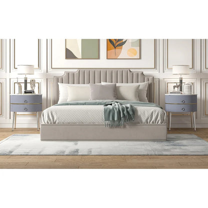 Table d'appoint ronde Myhozm avec rangement, table de chevet en forme de tonneau pour salon, chambre