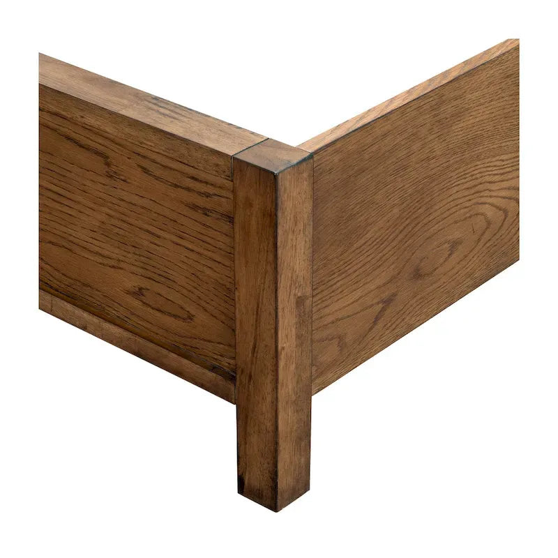 Lit Queen en bois brun Sunset Cliff d'INK+IVY