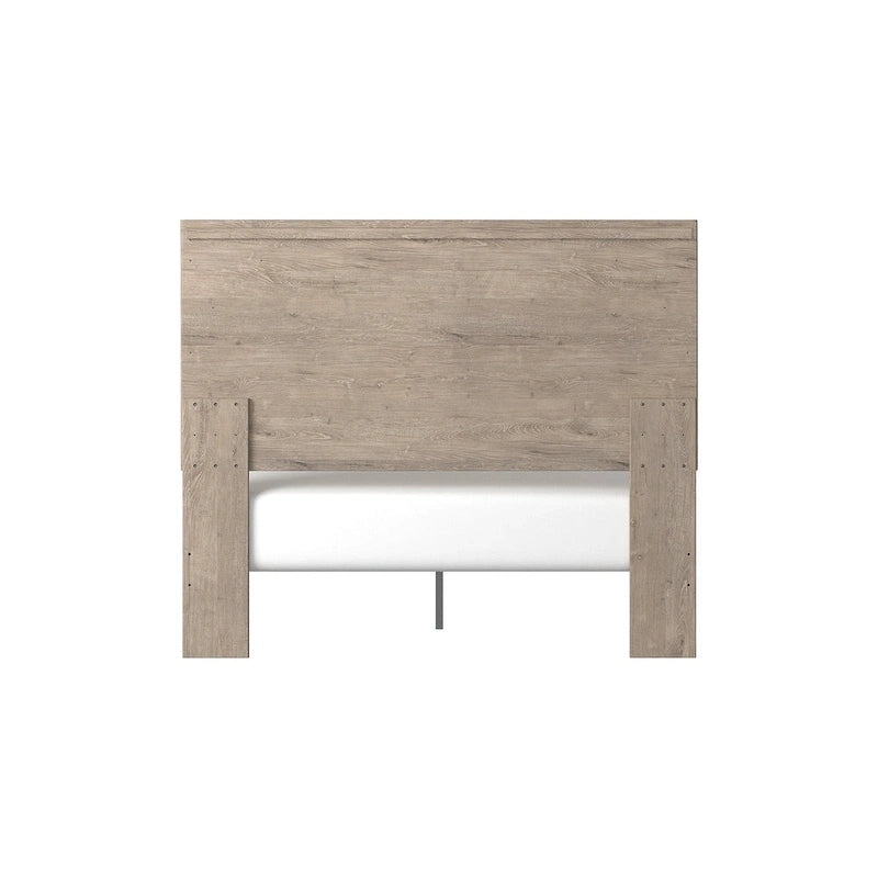 Lit à panneaux brun clair Senniberg