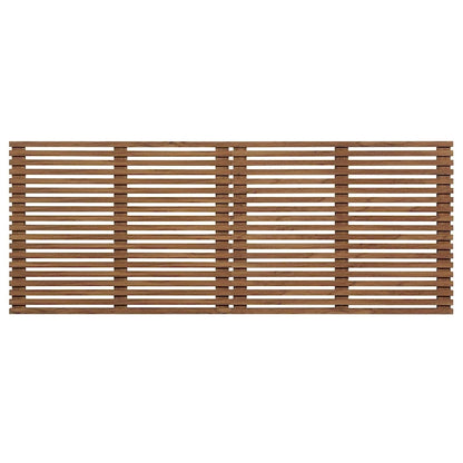 Tête de lit flottante Vidalia en noyer, style moderne du milieu du siècle, pour lit king size