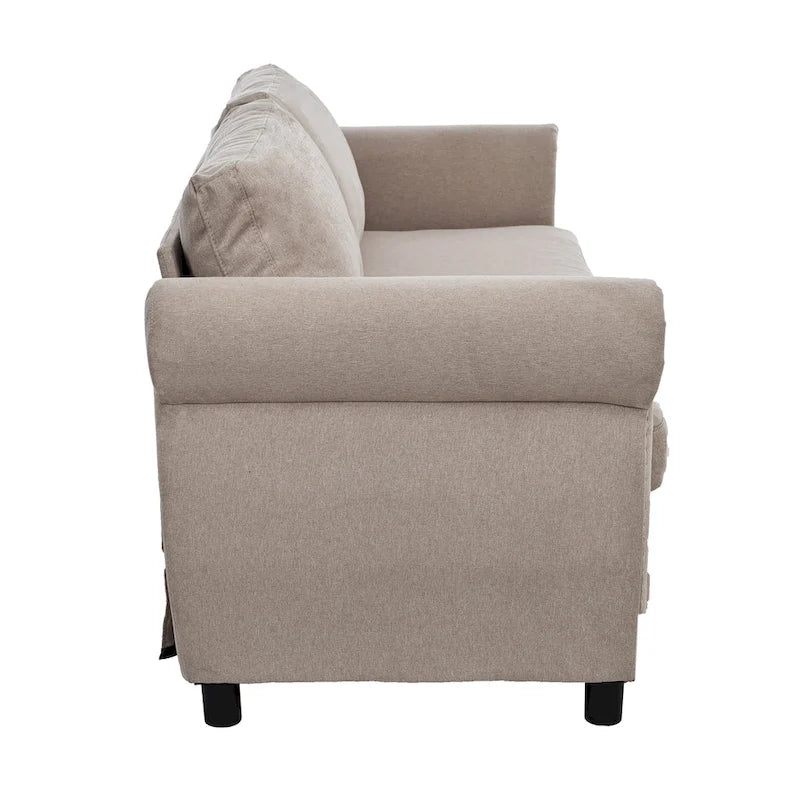 Canapé-lit 2 en 1 U_Style 80.7 avec grand matelas (160 x 180 x 8,5 cm), idéal pour le salon et la chambre.