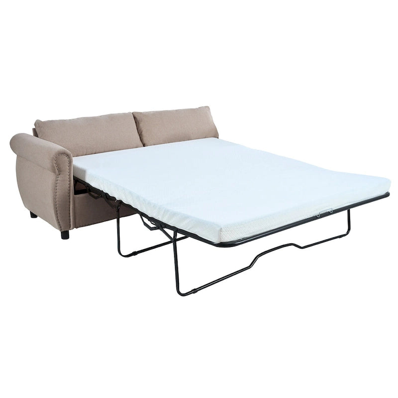 Canapé-lit 2 en 1 U_Style 80.7 avec grand matelas (160 x 180 x 8,5 cm), idéal pour le salon et la chambre.