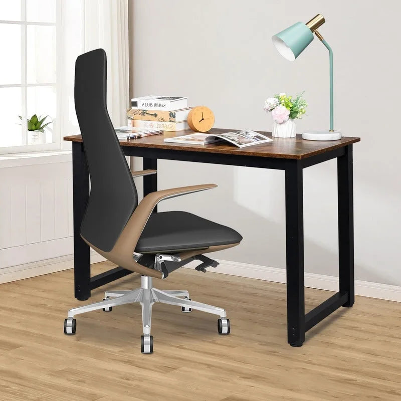 Simple Style Wooden Computer Workstation Desk