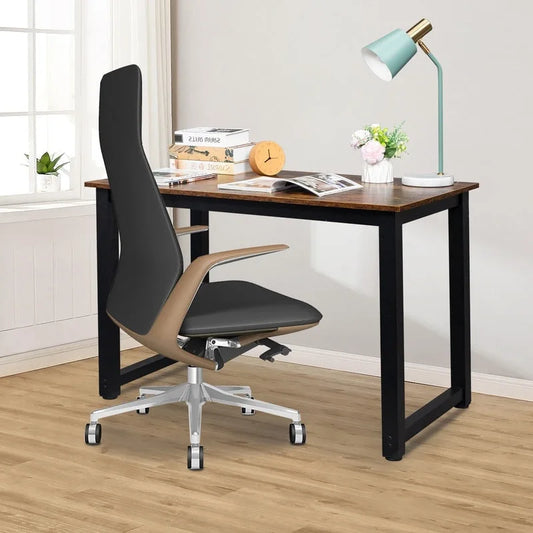 Simple Style Wooden Computer Workstation Desk