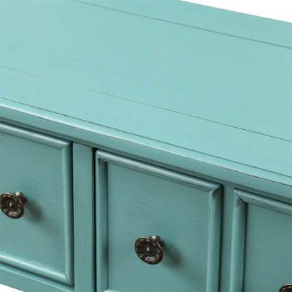 Console d'entrée longue rustique à 4 tiroirs Harper &amp; Bright Designs