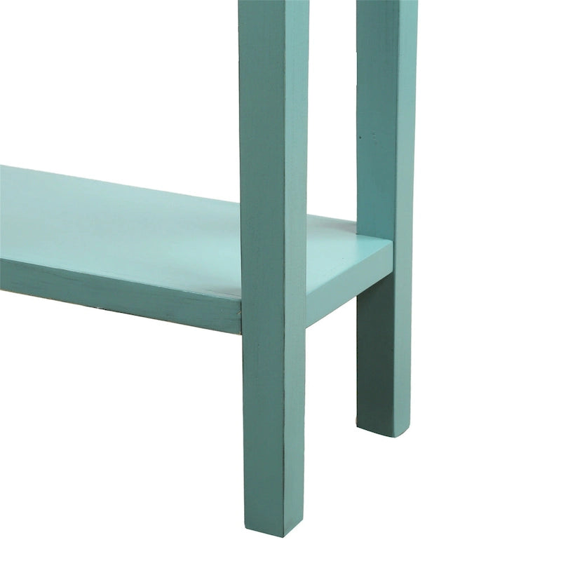 Console d'entrée longue rustique à 4 tiroirs Harper &amp; Bright Designs