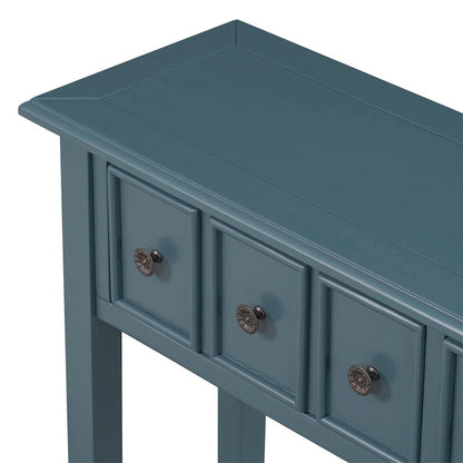 Console d'entrée longue rustique à 4 tiroirs Harper &amp; Bright Designs