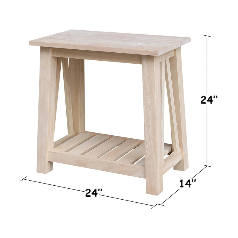 Table d'appoint Surrey en bois massif