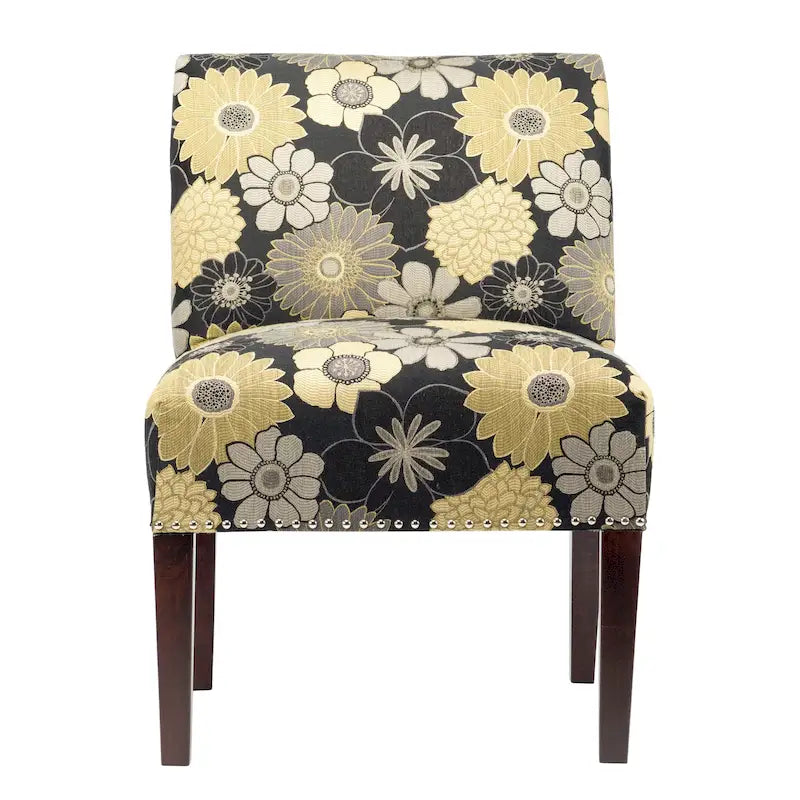 Fauteuil à bascule capitonné Samantha