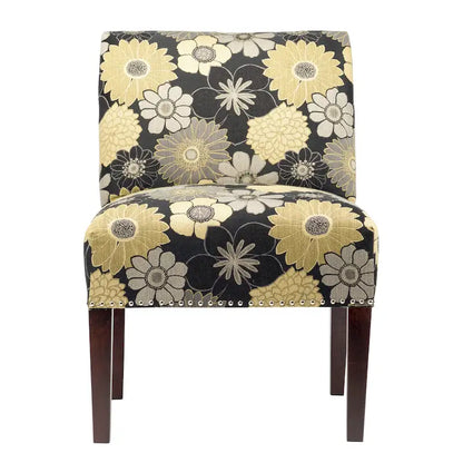 Fauteuil à bascule capitonné Samantha