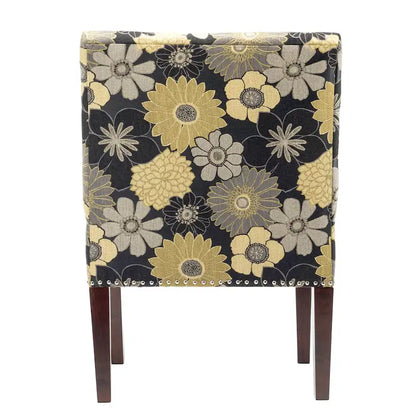 Fauteuil à bascule capitonné Samantha