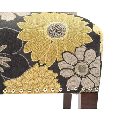 Fauteuil à bascule capitonné Samantha