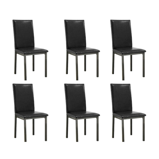 Hadsten Black Upholstery Dining Chairs (Set of 6)