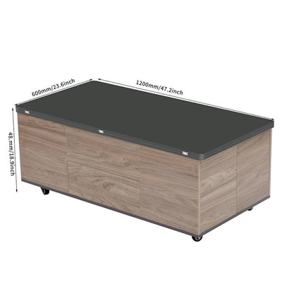 Table basse multifonctionnelle Merax Modern à plateau relevable