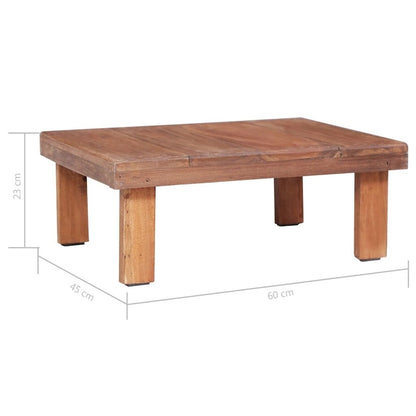 Table basse vidaXL en bois massif recyclé