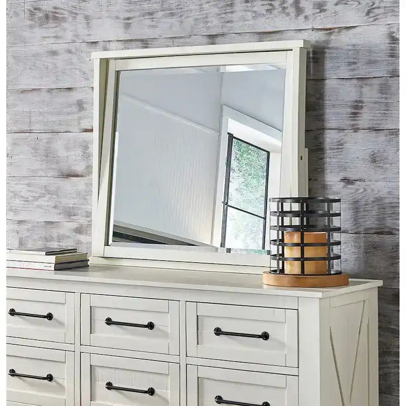 Collection de chambre à coucher Simply Solid Shanna en bois massif, 6 pièces avec rangement