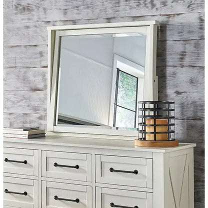 Collection de chambre à coucher Simply Solid Shanna en bois massif, 6 pièces avec rangement