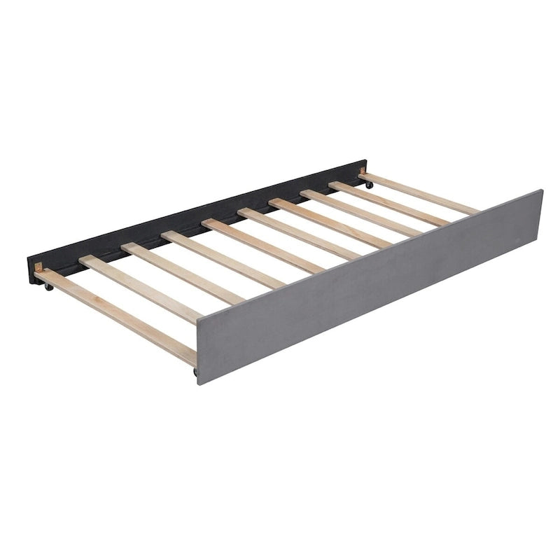 Lit de jour rembourré deux places avec dossier ergonomique et lit gigogne