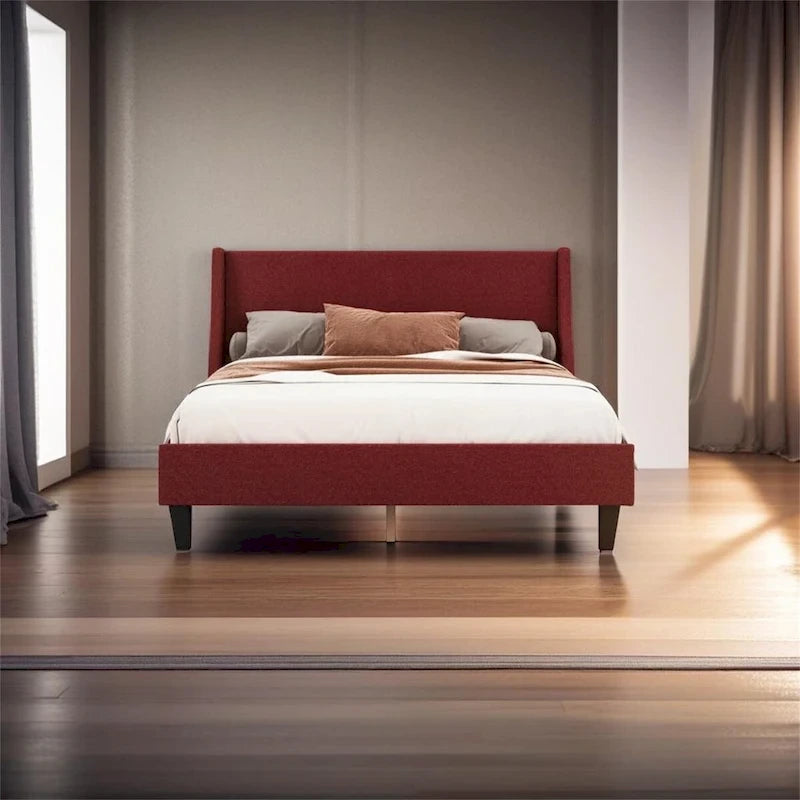 Full Size Bed Frame Upholstered Bed Frame Platform
