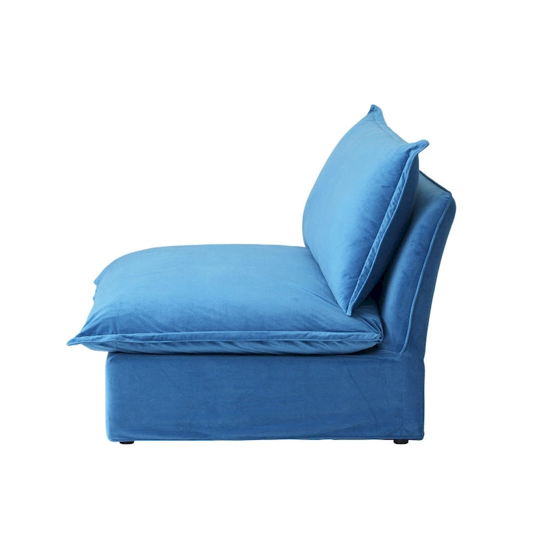 Canapé d'angle en forme de U pour salon, canapé d'angle convertible, canapé d'angle modulable avec poufs pour salon