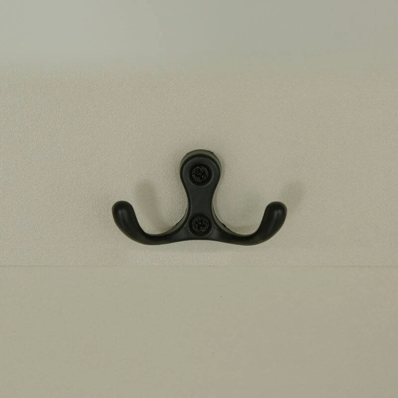 Porte-manteau 3 en 1 avec banc de rangement, 3 crochets et coussin