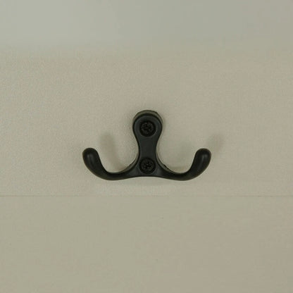 Porte-manteau 3 en 1 avec banc de rangement, 3 crochets et coussin