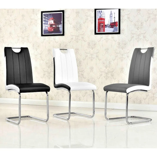 Best Master Furniture Two-tone Modern Side Chairs (Set of 2)
