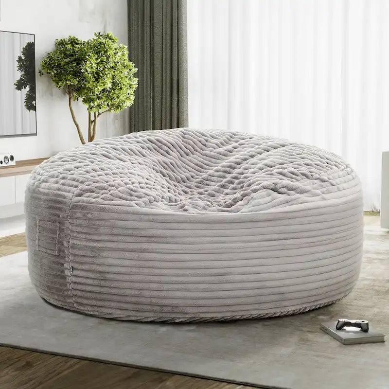Sealy Kade 6ft Faux Fur Foam Bean Bag