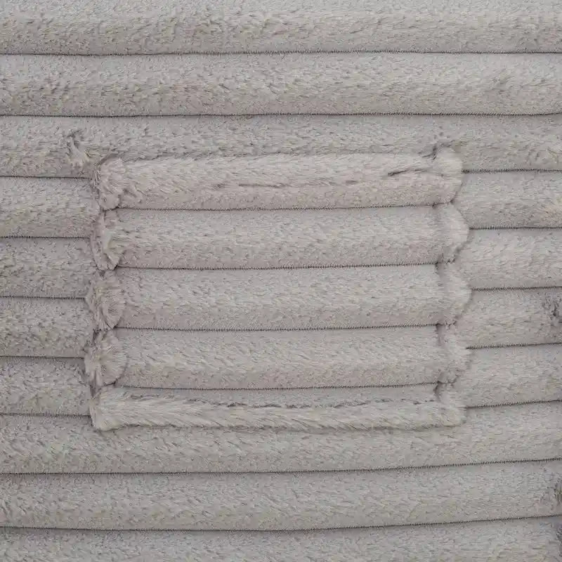 Pouf en mousse et fausse fourrure Sealy Kade de 1,8 m