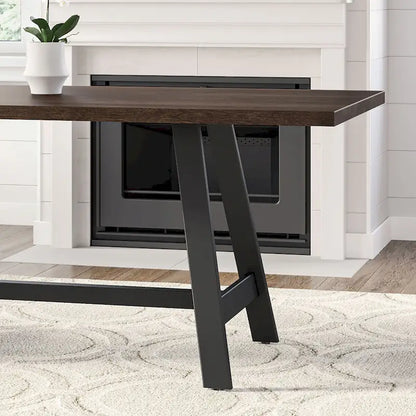 Table de salle à manger Amisco Otello 40 x 72 en bois massif