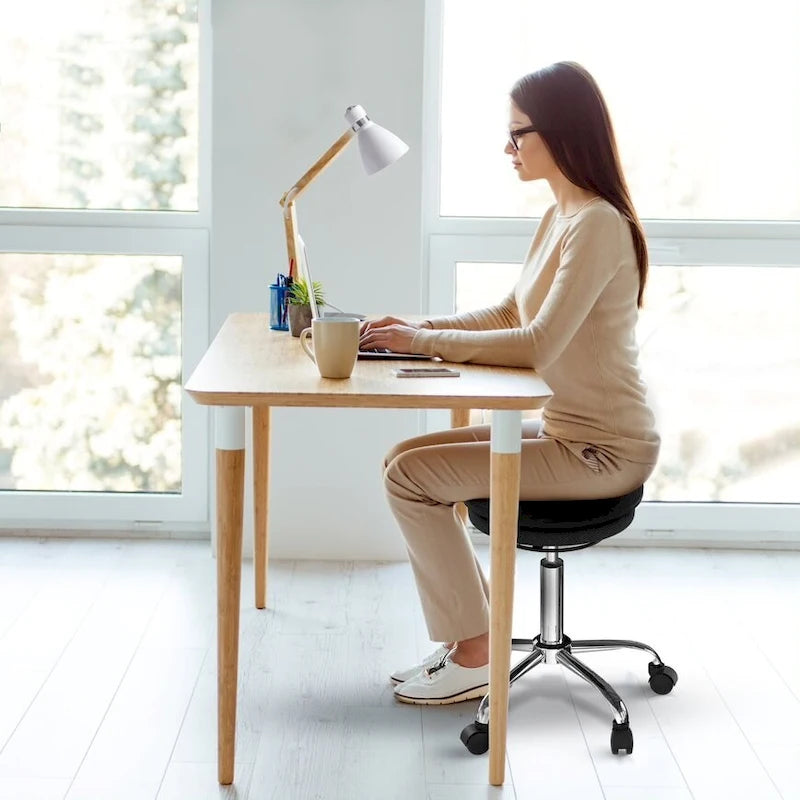 Tabouret oscillant, chaise à ballon d'équilibre sur roulettes, alternative au roulement
