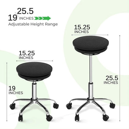 Tabouret oscillant, chaise à ballon d'équilibre sur roulettes, alternative au roulement