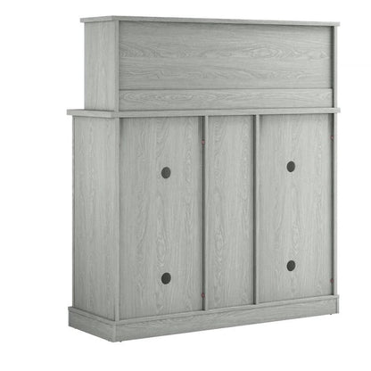 Buffet-bar en bois de style campagnard de 119 cm