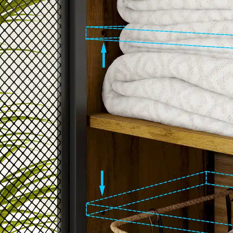 Étagère de rangement à plusieurs niveaux pour salle de bain à suspendre au-dessus des toilettes