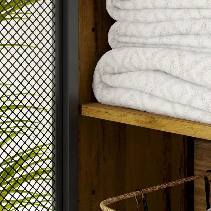 Étagère de rangement à plusieurs niveaux pour salle de bain à suspendre au-dessus des toilettes