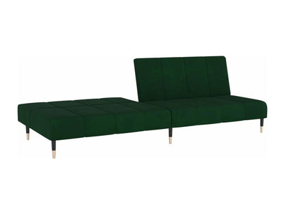 Canapé en velours vert