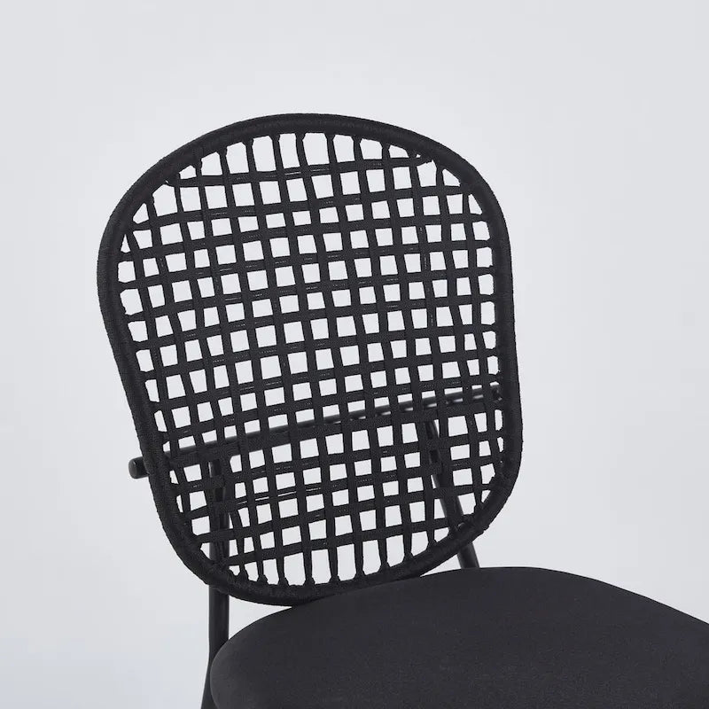 Chaise Sennit, lot de 4, chaise de salle à manger, chaise de café, convient pour la salle à manger et le salon.