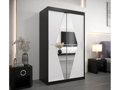 Armoire 2 portes, noire