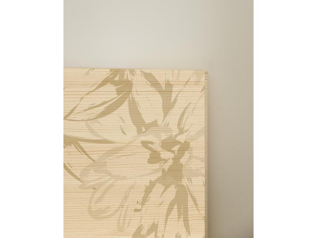 Cadre de lit en pin naturel, 200 x 80 cm